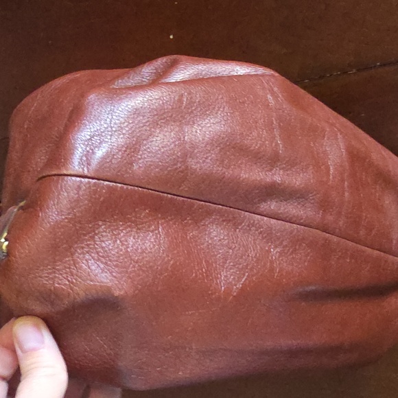 Coach Madison Haley Brown Leather Hobo Bag - Picture 6 of 9